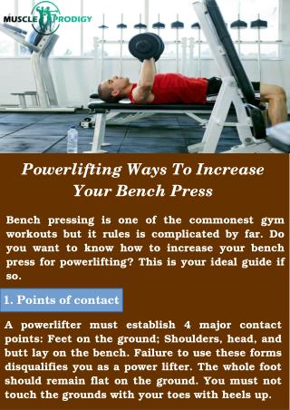 The Best Bench Press Workouts At Gym