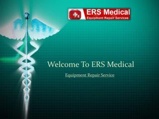 Medical equipment calibration services