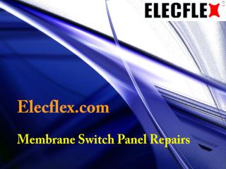 Membrane Switch Panel Repair
