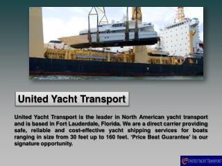 United Yacht Transport Offers