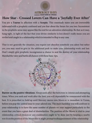 How Star Crossed Lovers Can Have a Joyfully Ever After - AstrologyRays