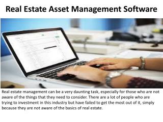 Bold lead Real Estate Asset Management Software