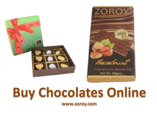 Buy Wonderful Chocolates Online at Zoroy