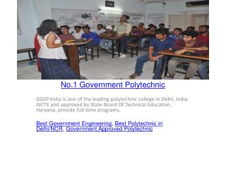 No.1 Government Polytechnic