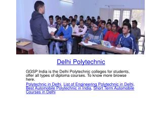 Delhi Polytechnic