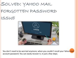 Resolve yahoo mail sign in issues.