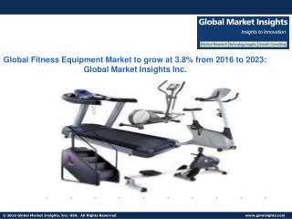 Fitness Equipment Market share worth $13.5bn by 2023