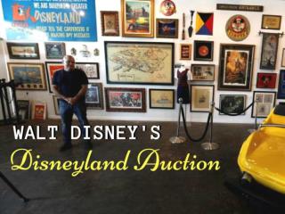 Walt Disney's Disneyland auction