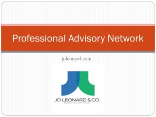 Professional Advisory Network - joleonard.com