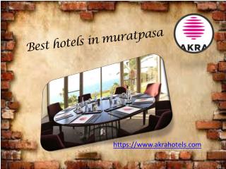 Hotels in muratpasa antalya