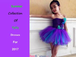 Summer Collection Of Tutu Dresses