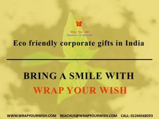 Online Eco friendly corporate gifts in India for clients & employees in Delhi ncr