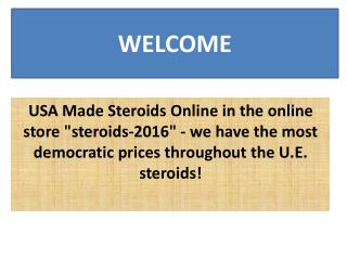 USA Made Steroids Online