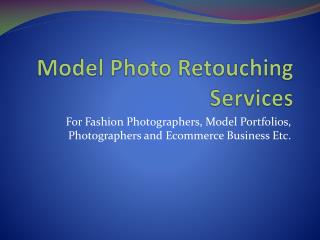 Model Photo Retouching Services | Glamour Photo Retouching | Beauty Retouching Services