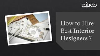 How to Hire Best Interior Designers?