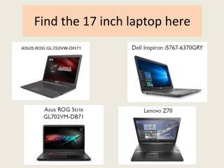 Top 17 inch laptop
