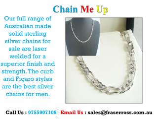 Silver Necklaces - Chain Me Up