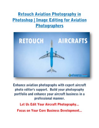 Retouch Aviation Photography in Photoshop | Image Editing for Aviation Photographers