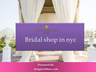 Bridal shop nyc