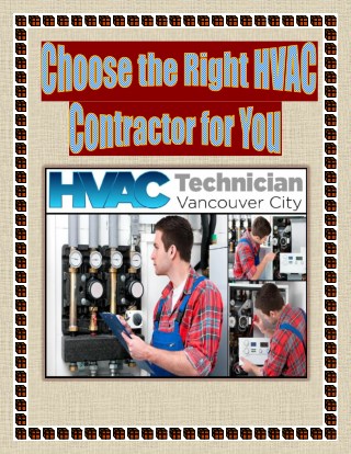 Choose the Right HVAC Contractor for You