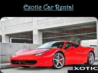 Exotic Car Rental Phoenix, Arizona