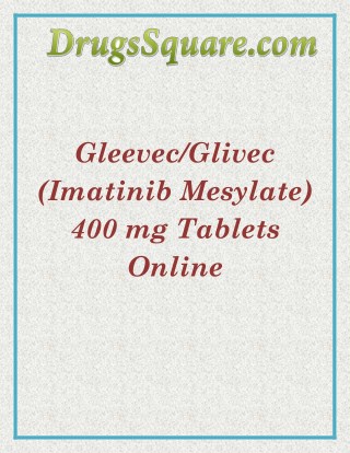 Buy Imatinib 400 mg Online | Glivec 400 mg Novartis Price | Oncology Medicines Online Supplier