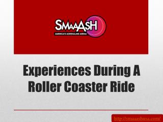 Experiences During a Roller Coaster Ride