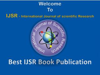 IJSR Book Publication