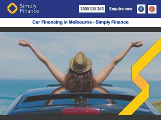 Car Financing in Melbourne - Simply Finance