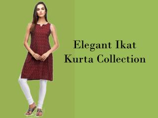 Elegant Ikat Kurta Collection