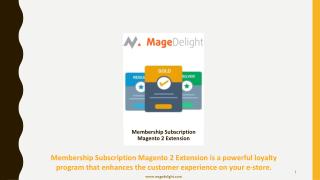 Offer membership packages using Membership Subscription Magento 2 Extension