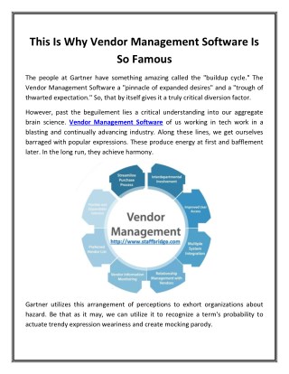 Vendor Management Software | StaffBridge