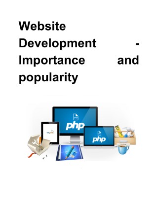 Website Development - Importance and popularity