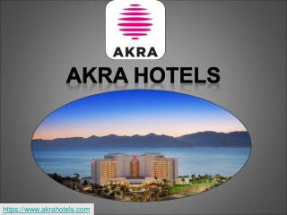 Akra hotel turkey - Antalya akra barut