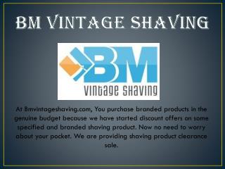 Shaving Razors & Brushes - BM Vintage Shaving