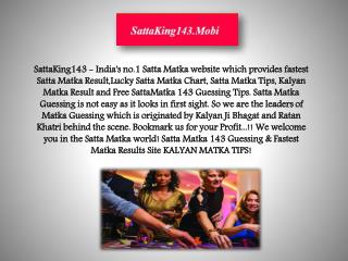 Now Play Online Matka Games at