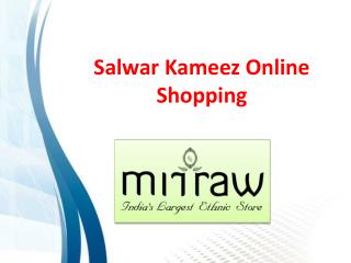 Salwar Kameez Online Shopping