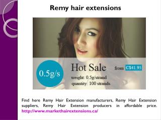 Remy hair extensions Canada