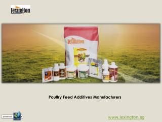 Poultry Feed Additives Manufacturers