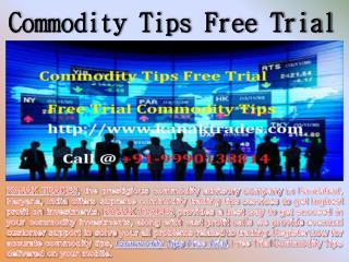 Commodity Tips Free Trial, Free Trial Commodity Tips