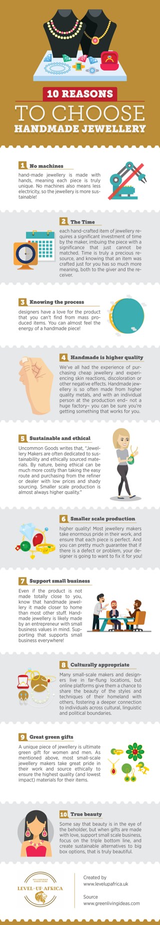 10 Reasons to Choose Handmade Jewellery
