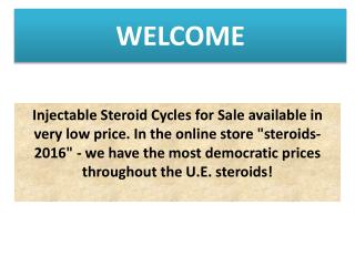 Injectable Steroid Cycles for Sale