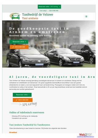 De goedkoopste taxi service in Westervoort en omgeving : Taxi de Veluwe Arnhem