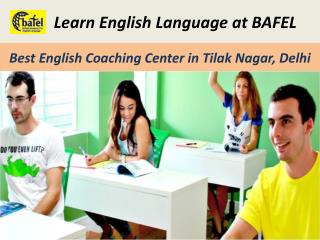 English Training Tilak Nagar Delhi
