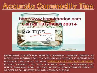 Commodity Tips Free Trial on Mobile, Accurate Commodity Tips