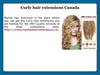 Curly hair extensions Canada