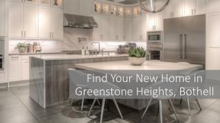 Find Your New Home in Greenstone Heights, Bothell