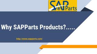 Why SAPParts Products