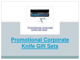 Promotional Corporate Knife Gift Sets