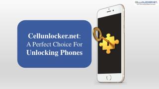 Unlock iPhone | Cellunlocker.net